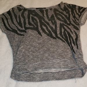 Forever 21 zebra print top